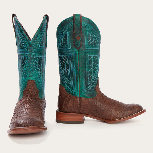 Big Horn Tobacco Alligator Cowboy Boot Men