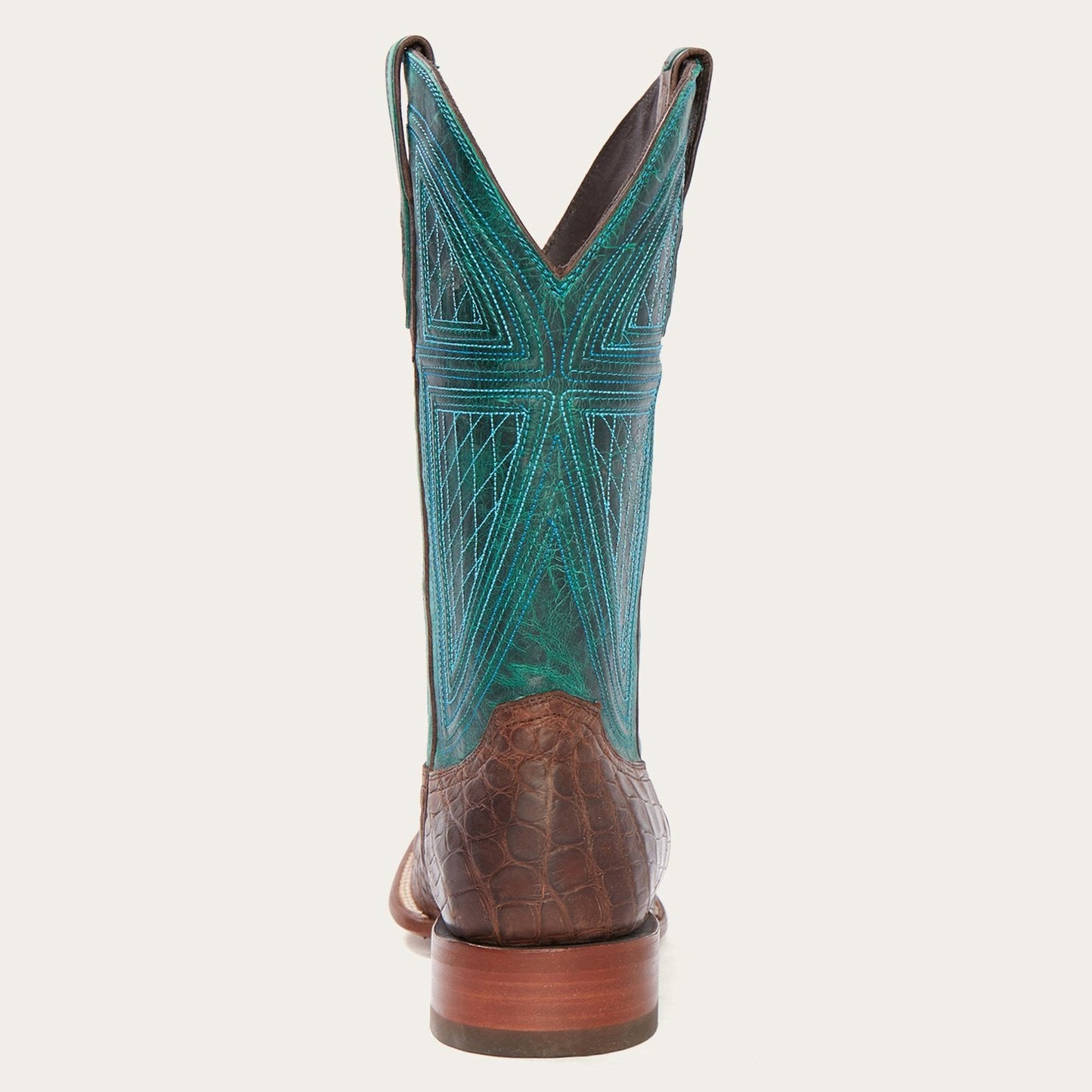 Big Horn Tobacco Alligator Cowboy Boot Men