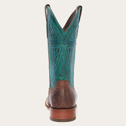 Big Horn Tobacco Alligator Cowboy Boot Men
