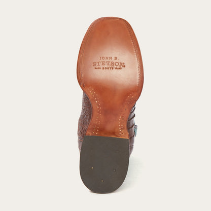 Big Horn Tobacco Alligator Cowboy Boot Men