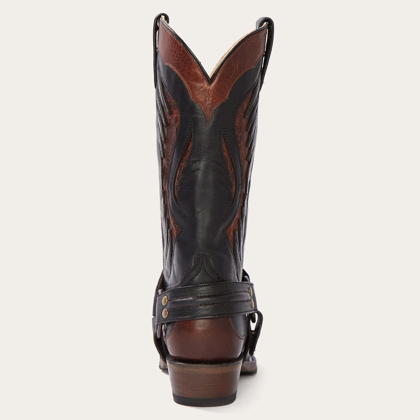 Biker Outlaw Oiled Leather Cowboy Boot Men