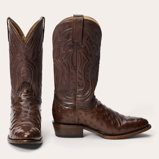 Chisholm Ostrich Boots Men