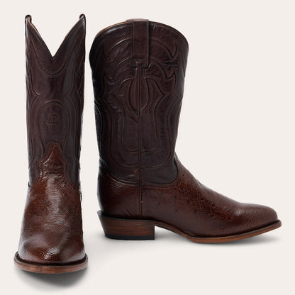 Wyatt Smooth Ostrich Boots Men