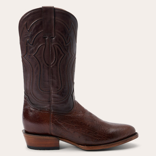 Wyatt Smooth Ostrich Boots Men