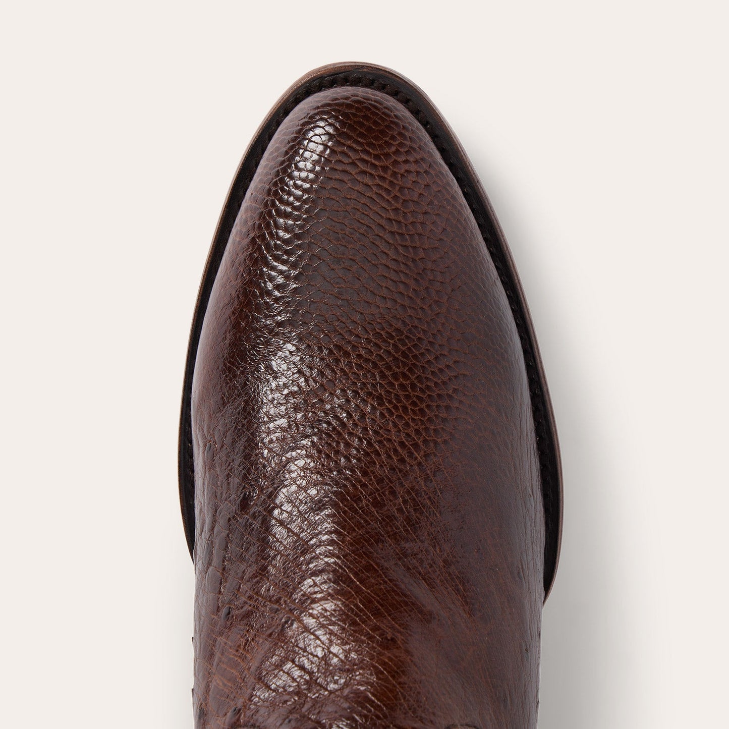 Wyatt Smooth Ostrich Boots Men
