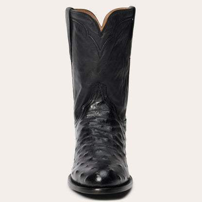 Austin Ostrich Roper Boots Men