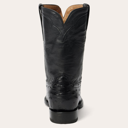 Austin Ostrich Roper Boots Men