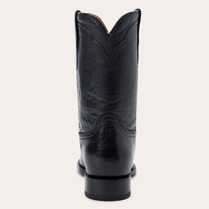Clay Smooth Ostrich Roper Boots Men