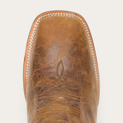 Goddard Burnished Blue & Brown Leather Boot Men