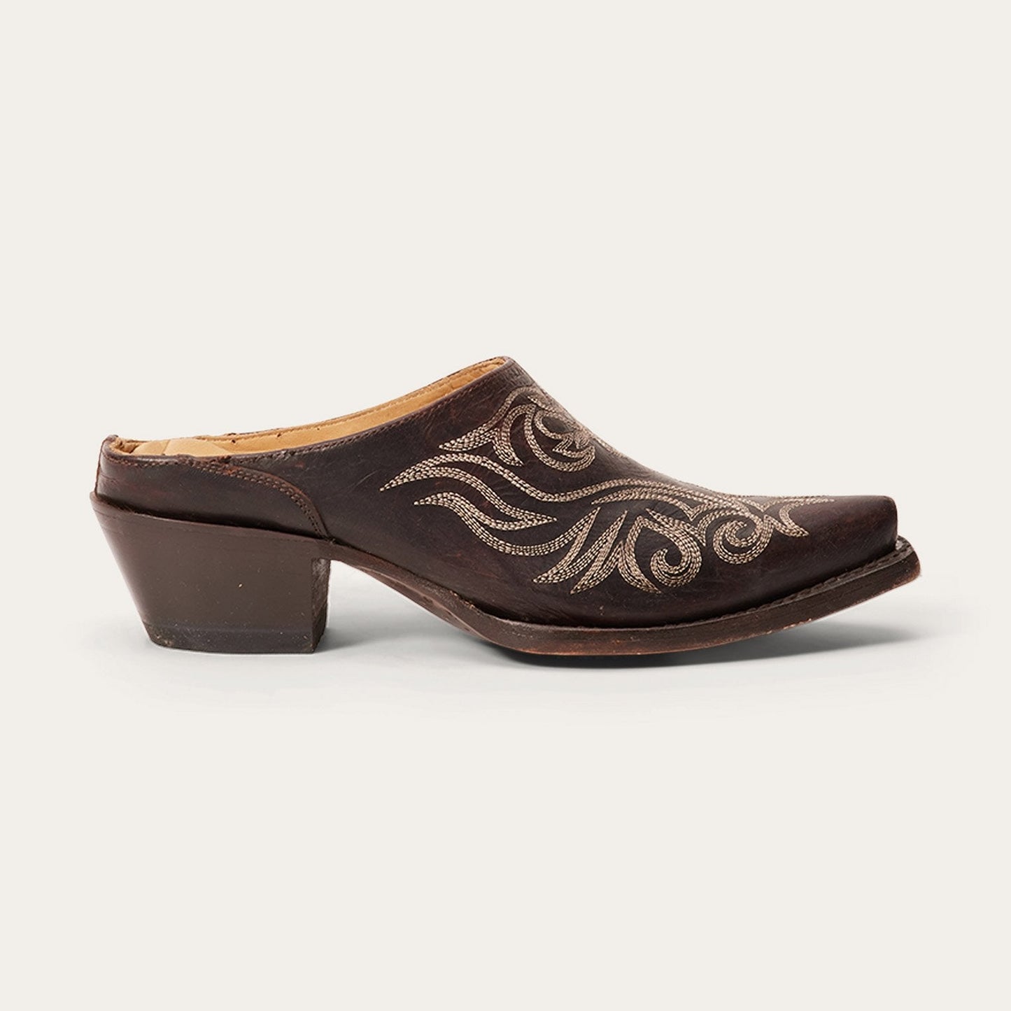 Adley Vintage Finished Leather Mules Women