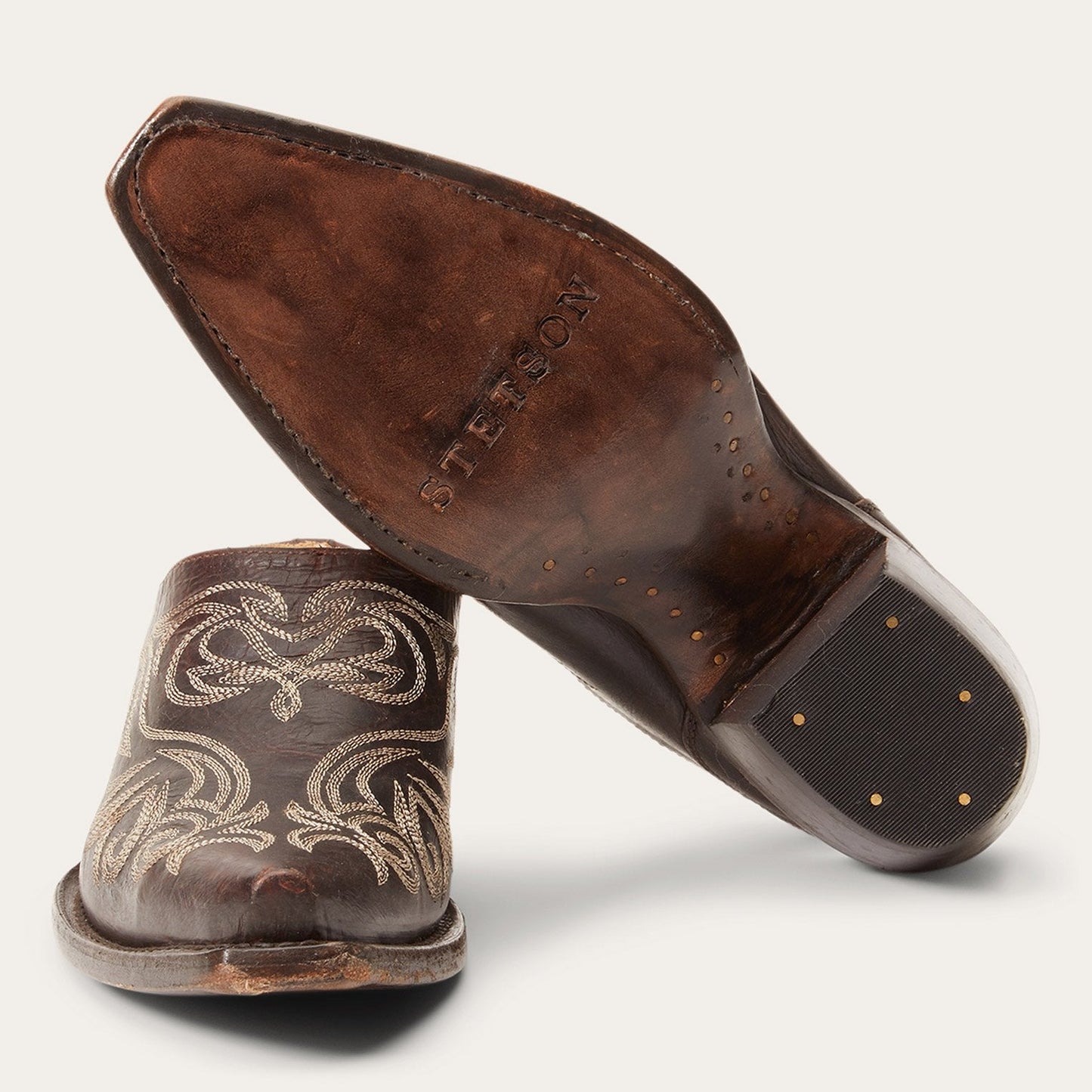 Adley Vintage Finished Leather Mules Women