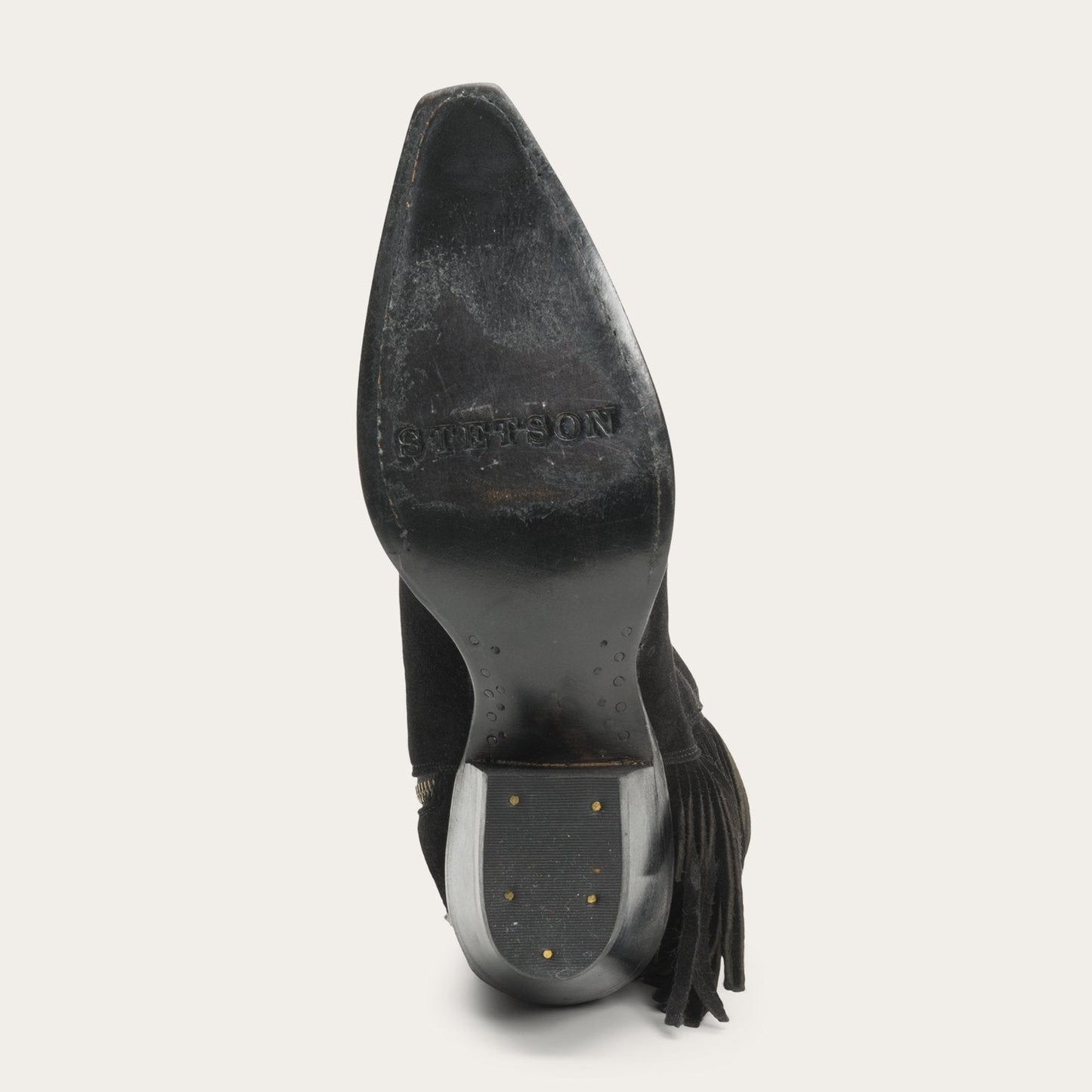 Halle Suede Fringe Side Zip Boot Women