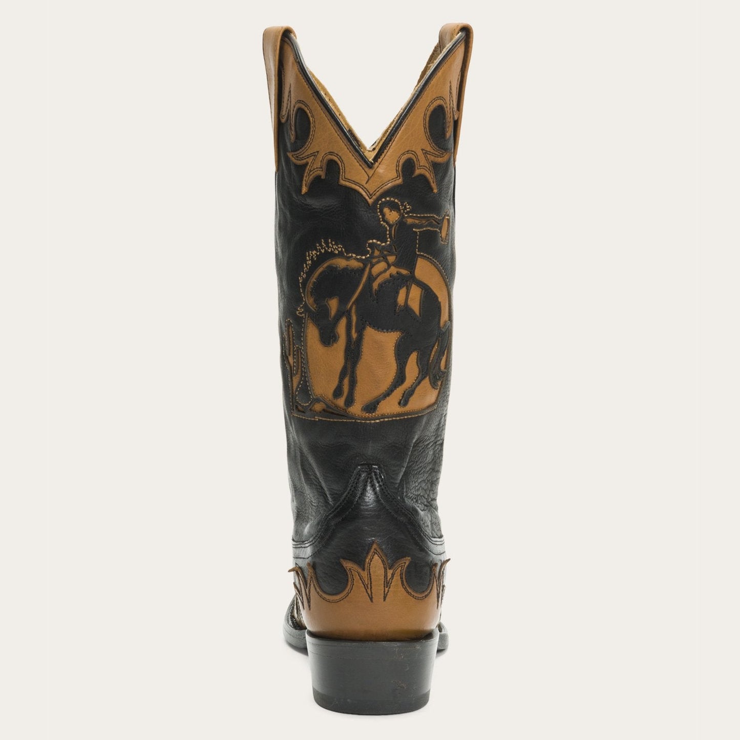 Faye Cowgirl & Horse Underlay Leather Boot Women