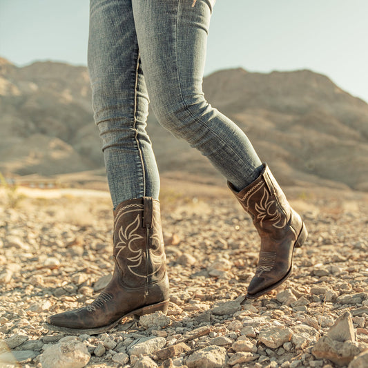 Iris MidCalf Embroidered Boot Women