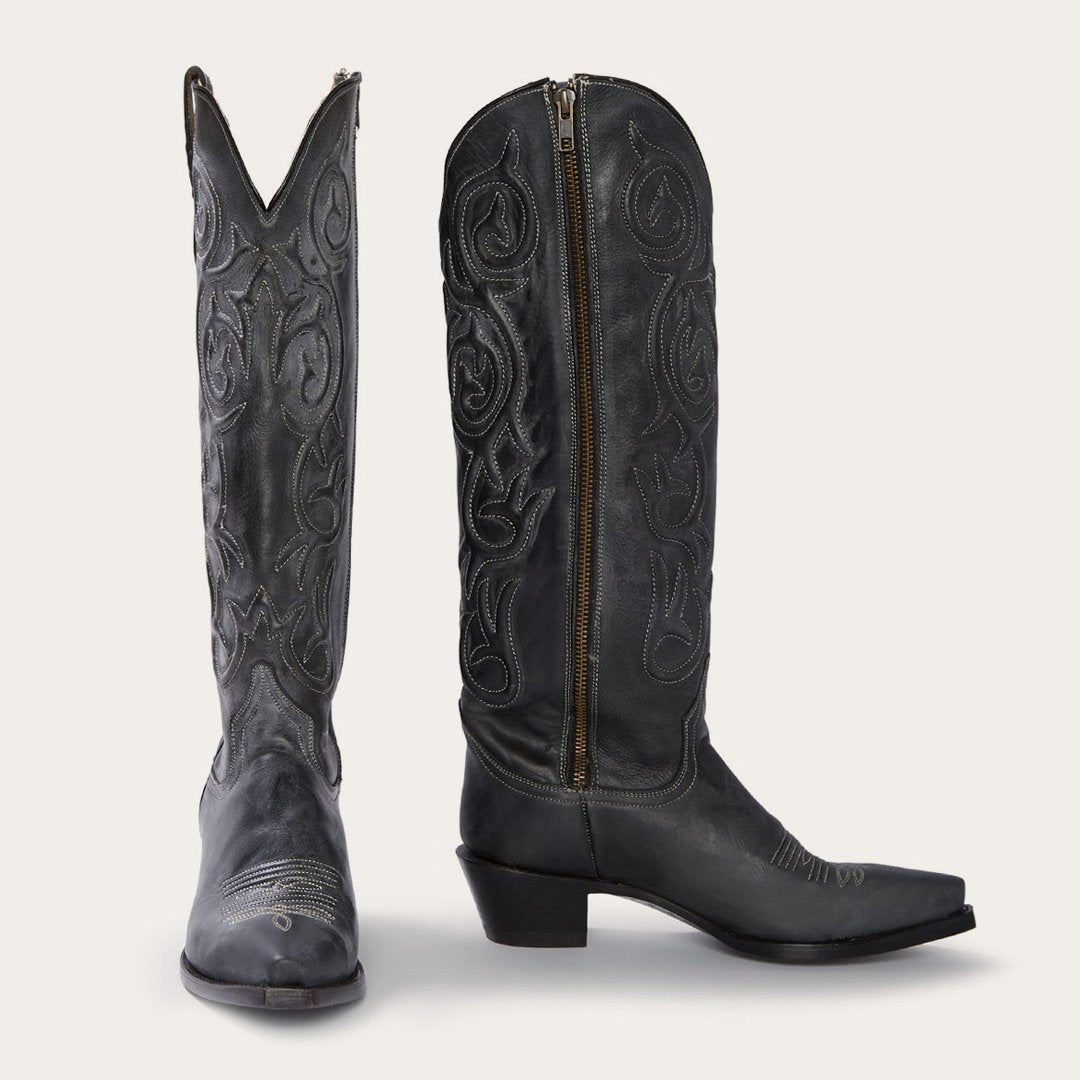 Blair Corded Side Zip Cowboy Boot Women