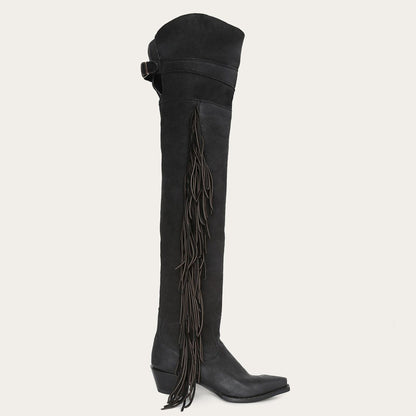Glam OverTheKnee Fringe Boot Women