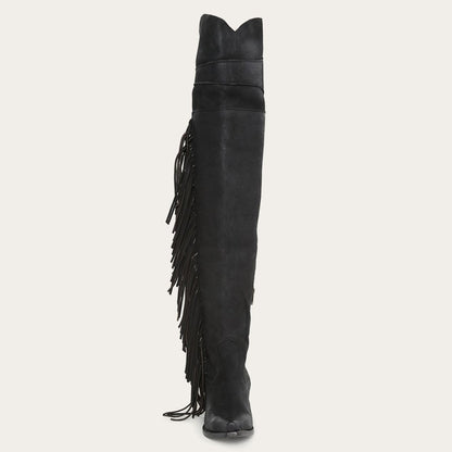 Glam OverTheKnee Fringe Boot Women