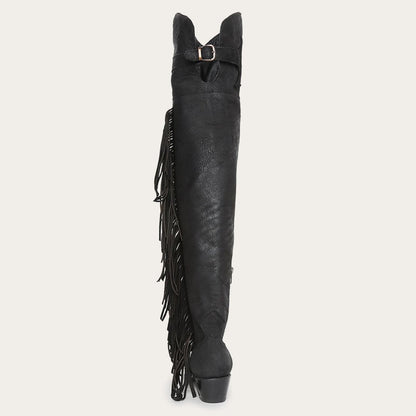 Glam OverTheKnee Fringe Boot Women