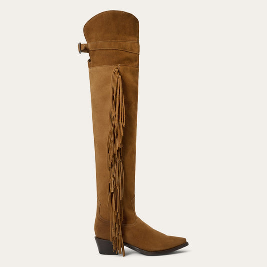 Glam OverTheKnee Fringe Boot Women