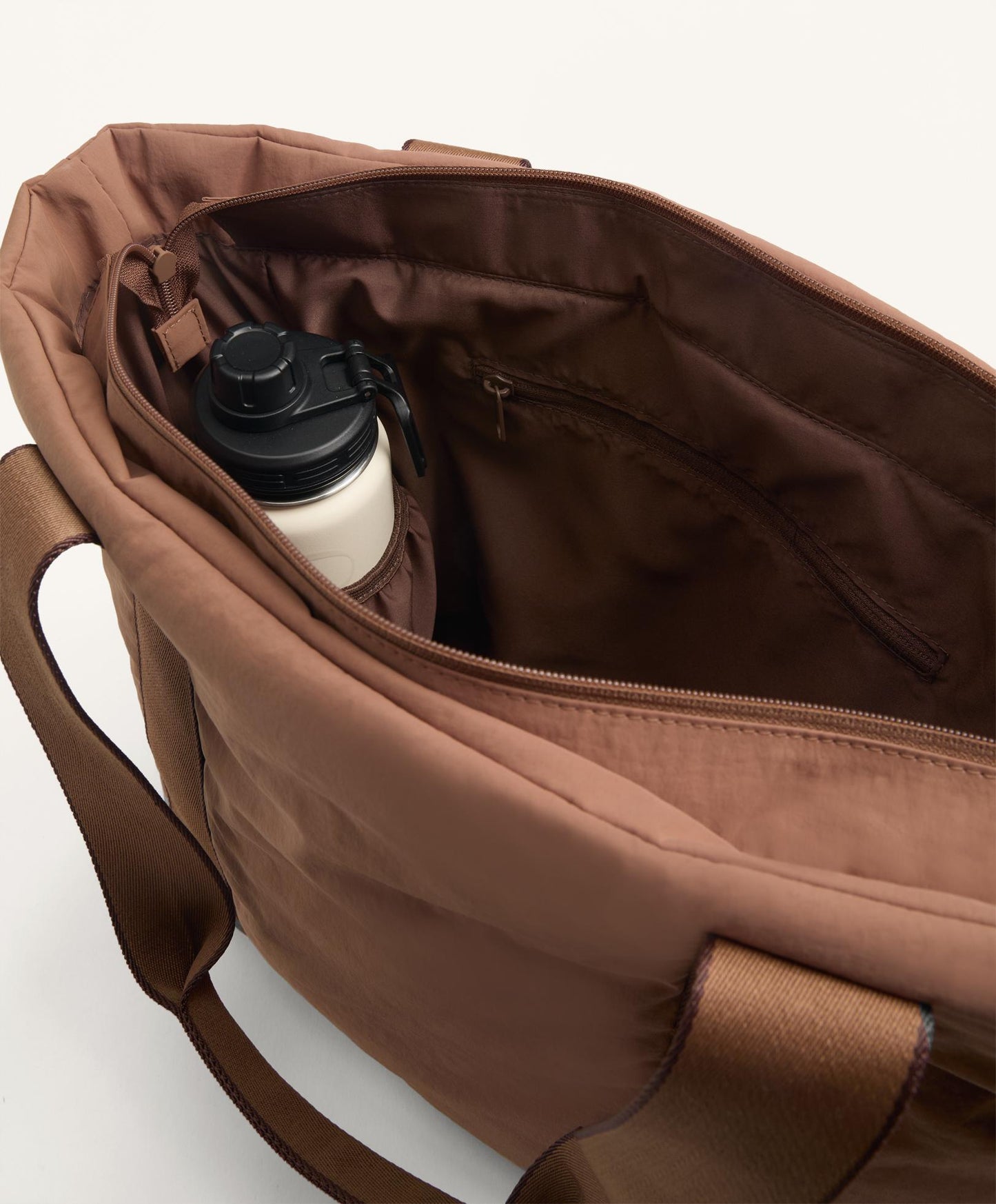 Shopper bag with front pocket