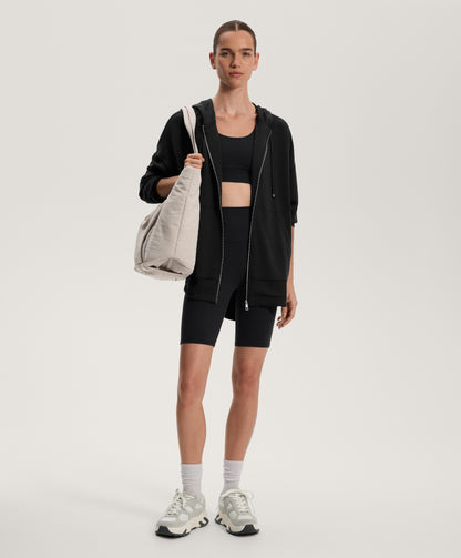 Shopper bag with front pocket