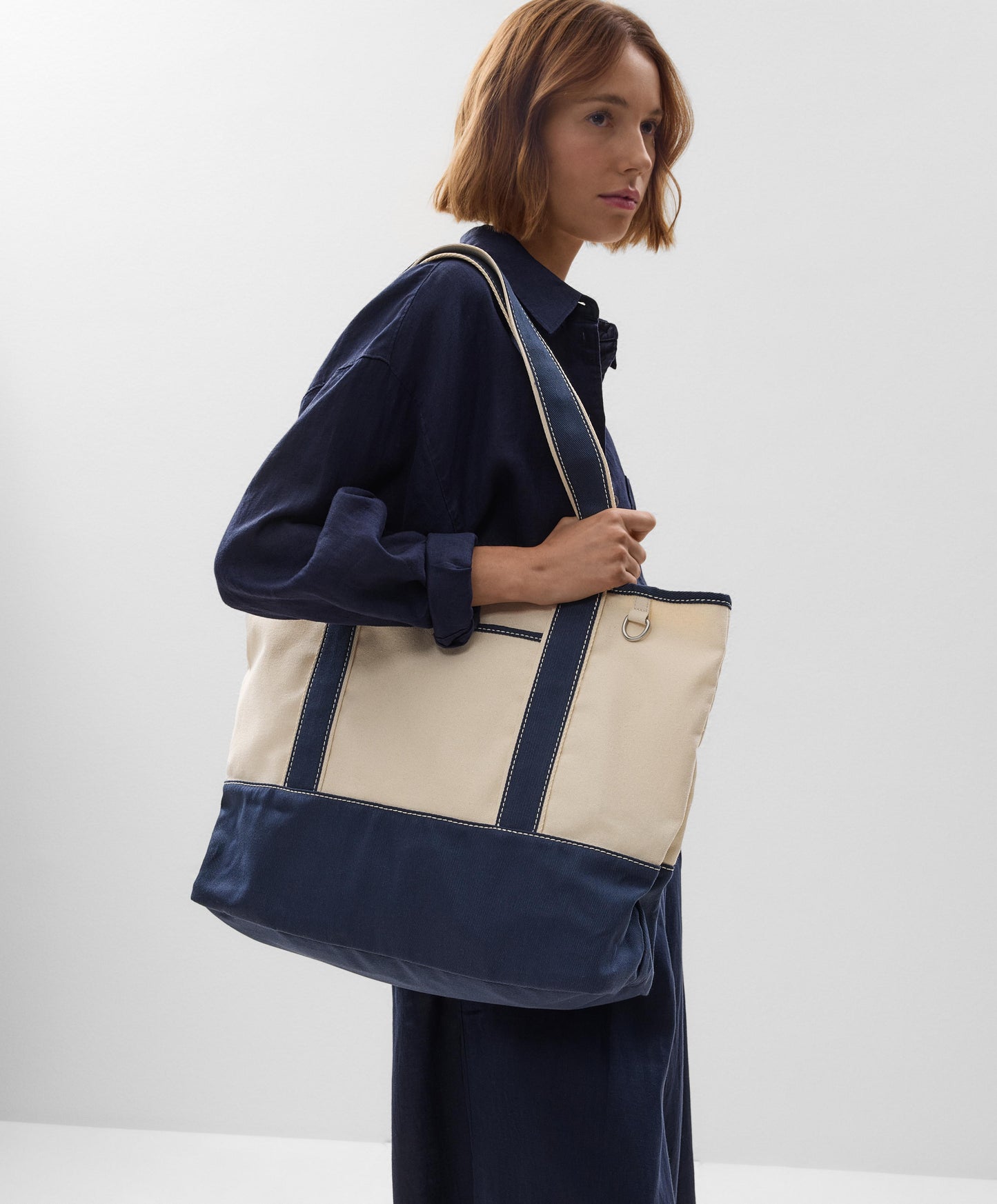 Canvas shopper bag