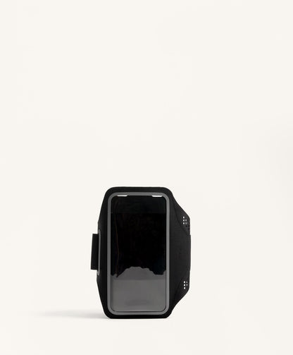Touchscreen armband phone holder