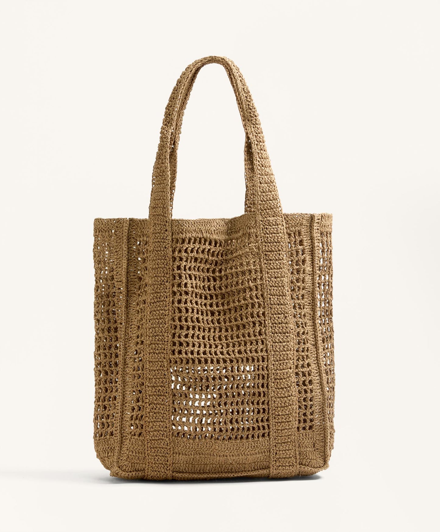 Openwork shopper bag