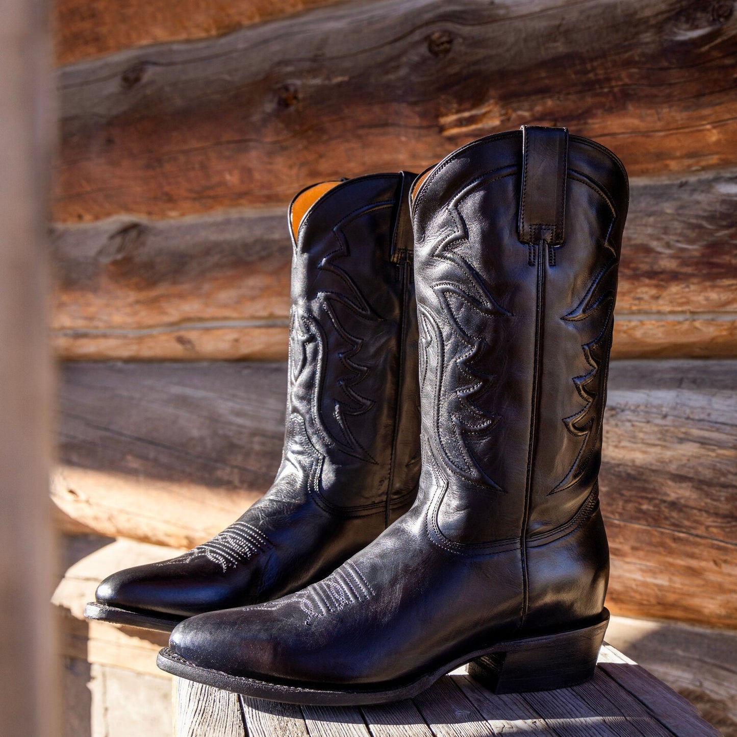 Ames Corded & Burnished Leather Boot Men