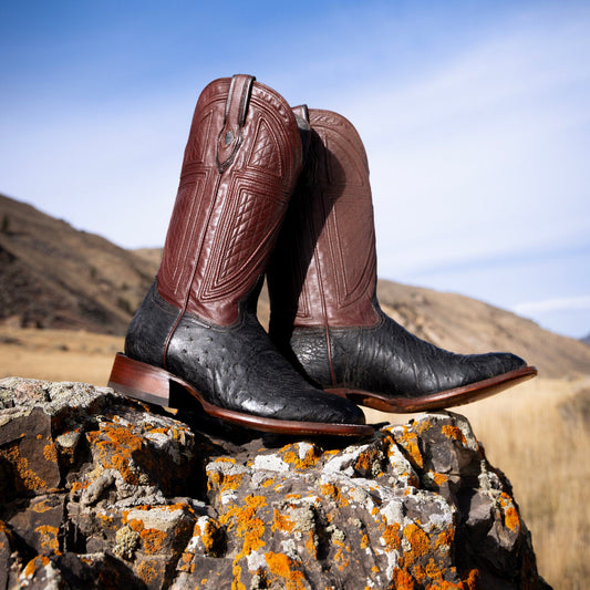 Dillon Ostrich Boots Men