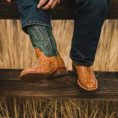 Ozzy Ostrich Boot Men