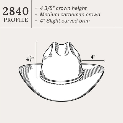 Ocala 8X Straw Cowboy Hat