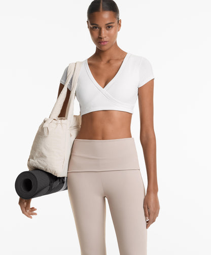 Criss-cross rib Tank top modal blend