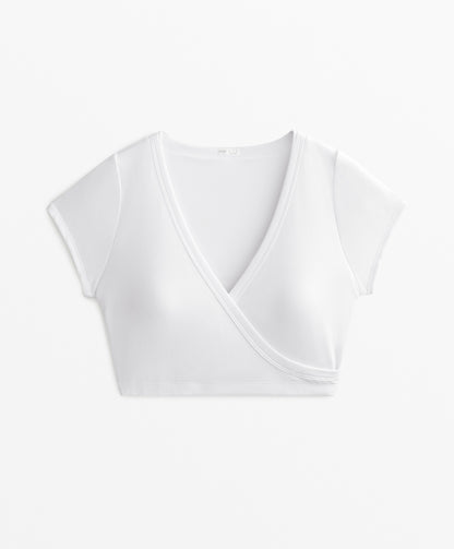 Criss-cross rib Tank top modal blend