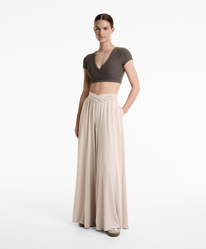 Criss-cross rib Tank top modal blend
