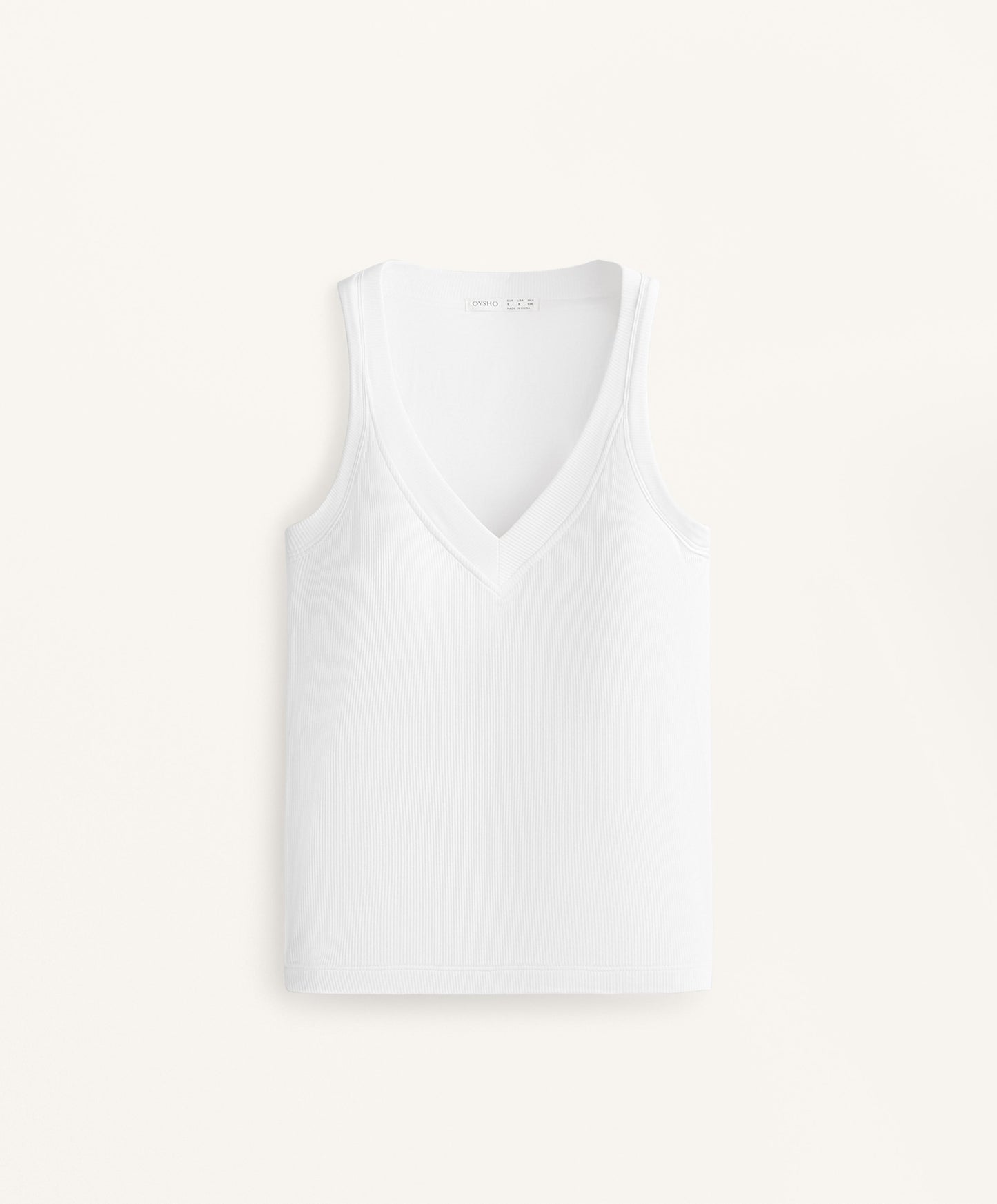 Ribbed modal blend tank top