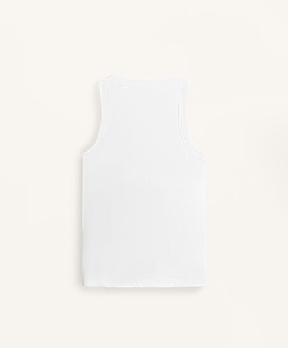 Ribbed modal blend tank top