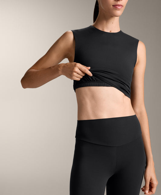 Comfortlux open back twist tank top