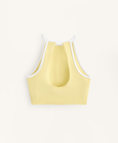Comfortlux halterneck piping Tank top