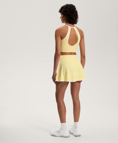 Comfortlux halterneck piping Tank top