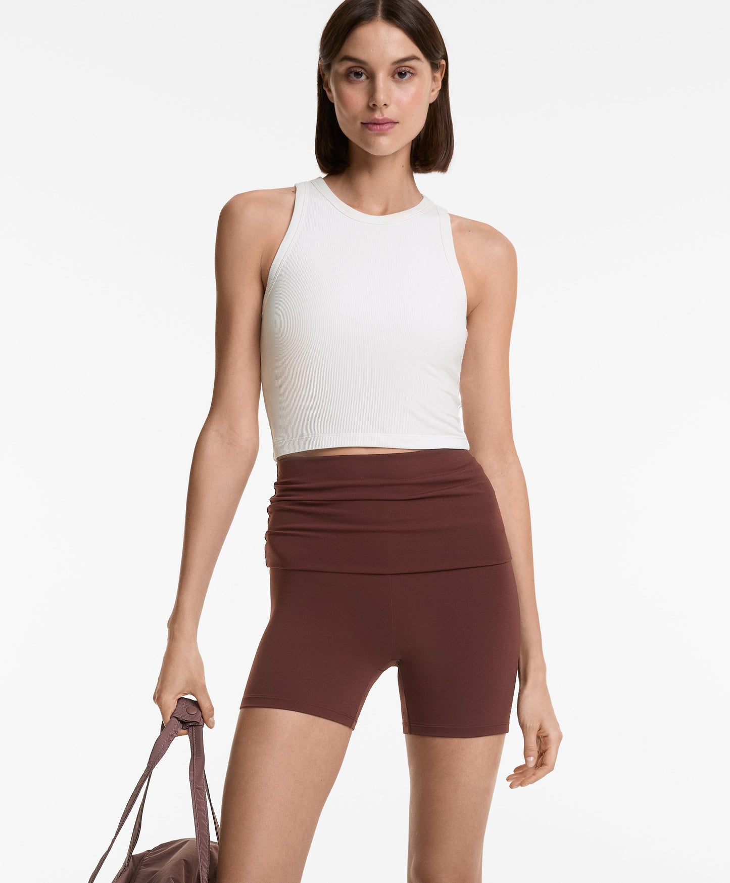 Long rib modal blend tank top