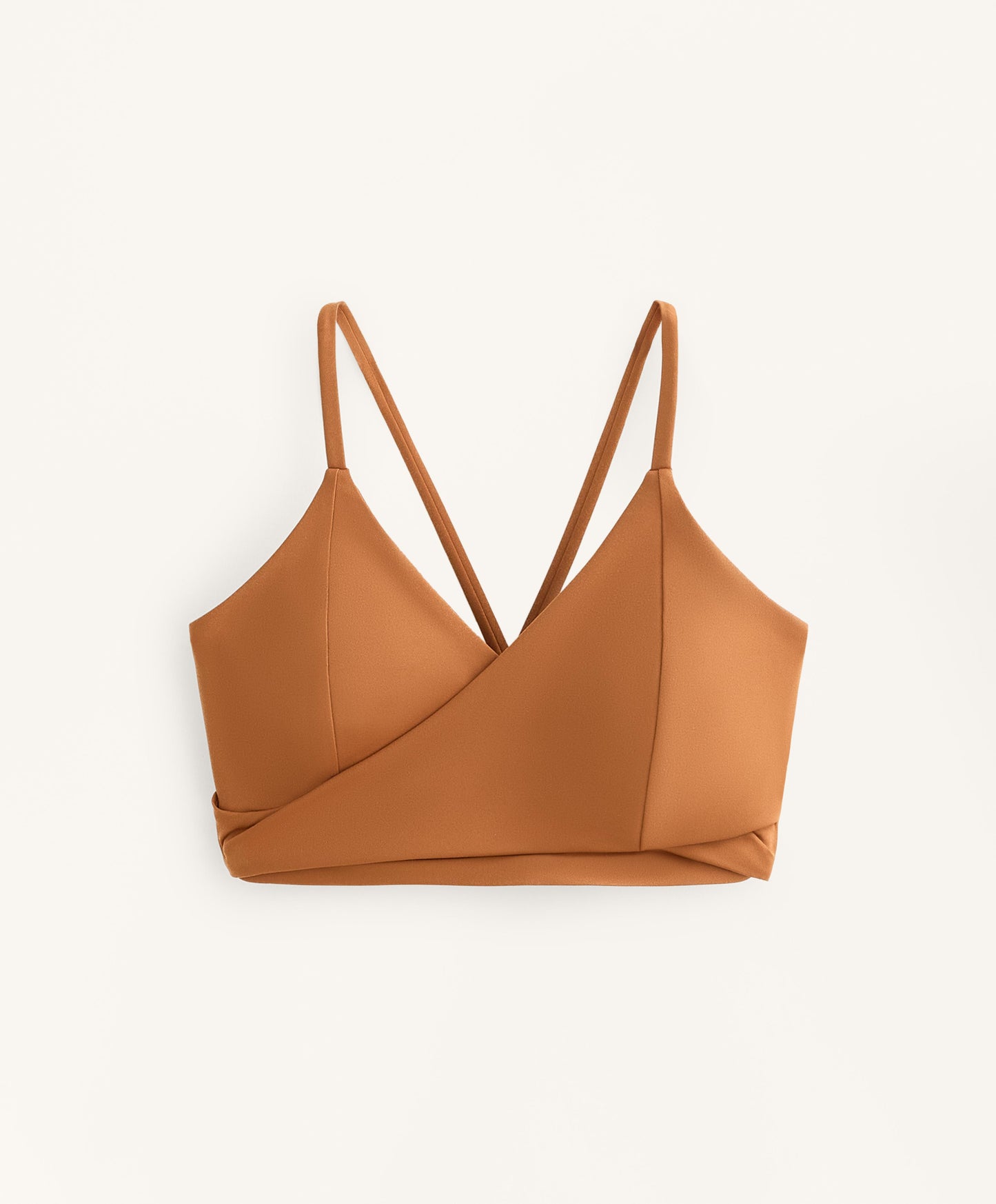Comfortlux Crossover Medium Support Sports Bra with Cups