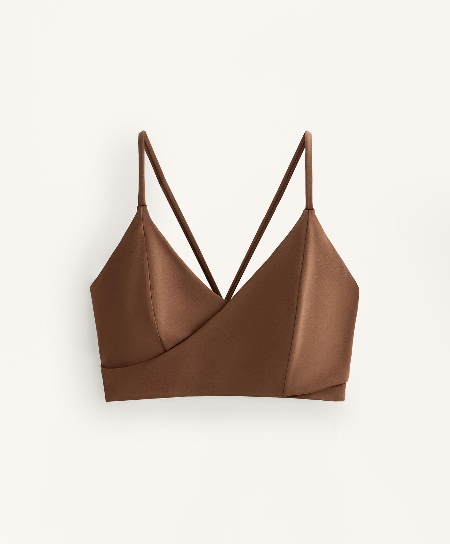 Comfortlux Crossover Medium Support Sports Bra with Cups