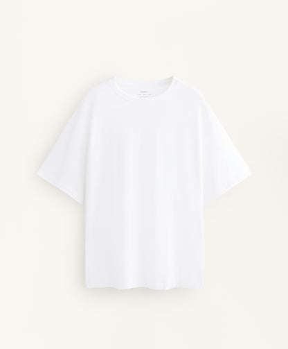 Short sleeve cotton blend T-shirt