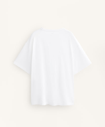 Short sleeve cotton blend T-shirt