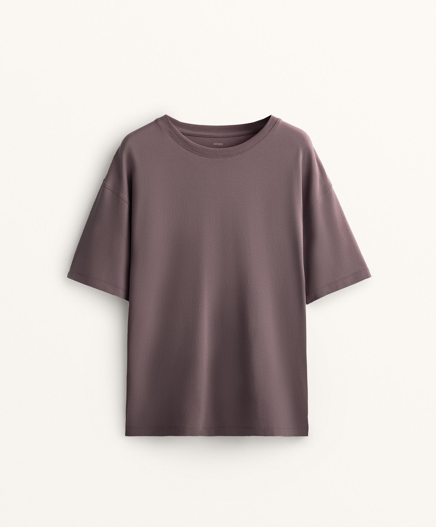 Short sleeve cotton blend T-shirt