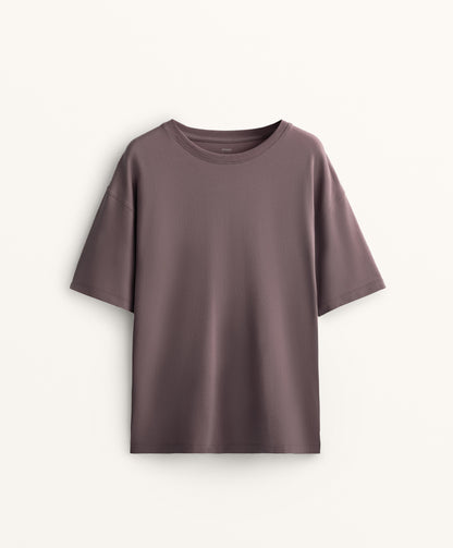 Short sleeve cotton blend T-shirt