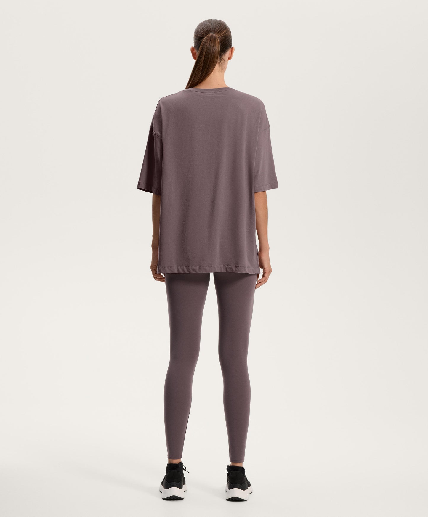Short sleeve cotton blend T-shirt