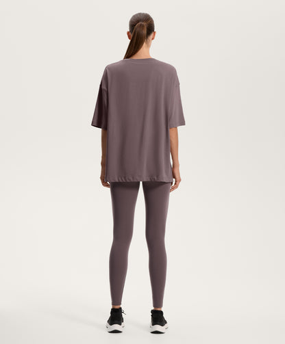 Short sleeve cotton blend T-shirt