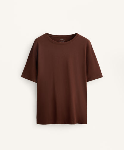 Short sleeve cotton blend T-shirt